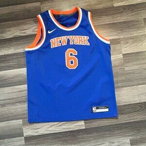 Nike New York Basketball Jersey - Blue and Orange